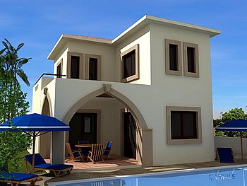 3 Bed Detached Villas Protaras With Optional Pool